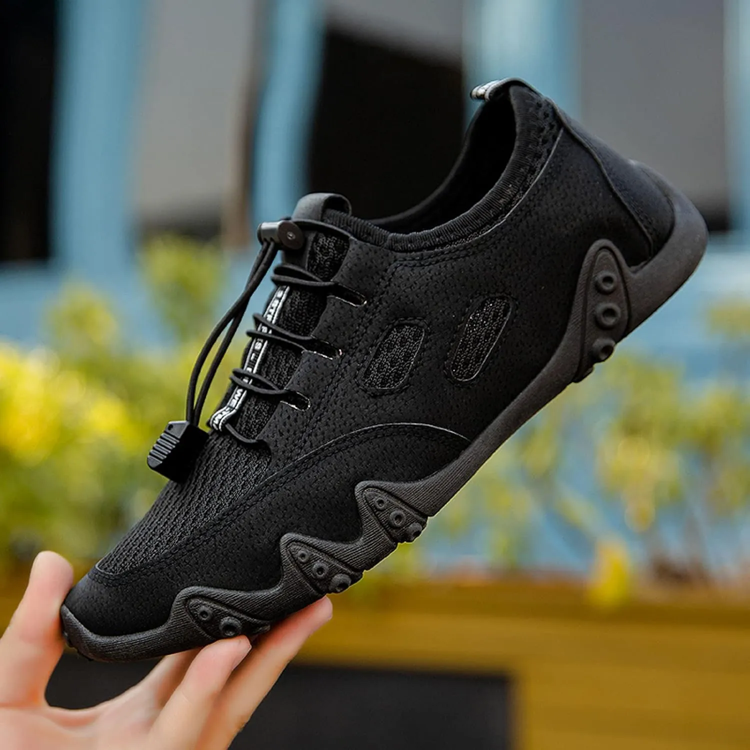 Men Slip on Walking Shoes Comfortable Memory Foam Breathable Fashion Sneakers Non Slip Travel Jogging Training Gym Shoes Wide Width