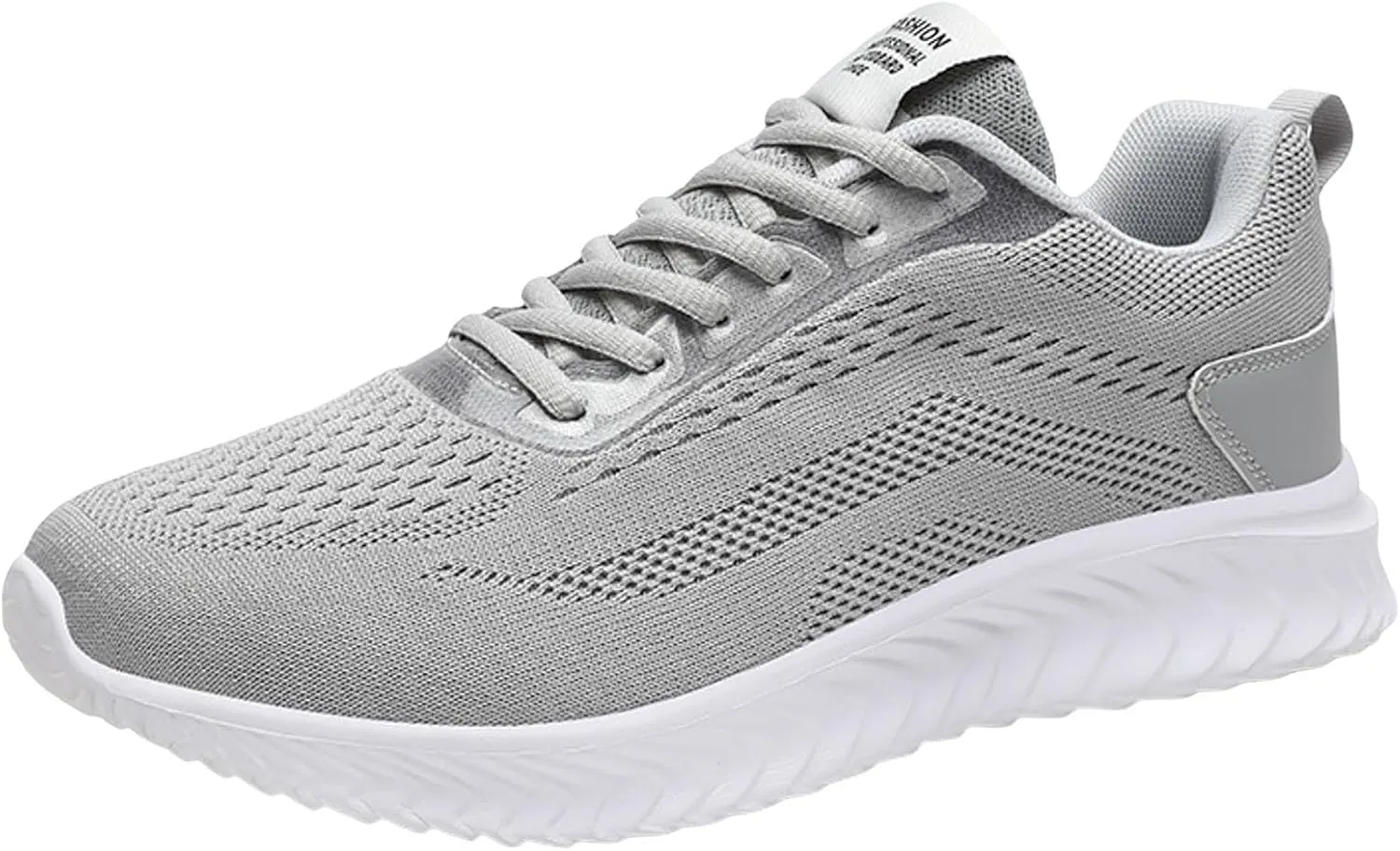 Men Sports Shoes Fashion New Pattern Simple Solid Flat Bottom Comfortable Lace Up Mesh Breathable Mens Sneaker Storage
