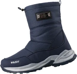 Men Work Boots with Zipper Hiking Sneakers Shoes Warm Womens Working Shoes Composite Toe Waterproof Outdoor Shoes Lightweight Anti Slip Hike Grounded Footwear