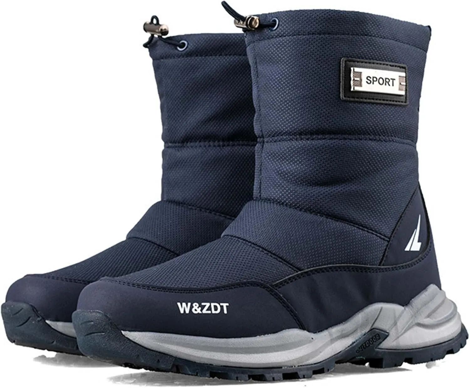 Men Work Boots with Zipper Hiking Sneakers Shoes Warm Womens Working Shoes Composite Toe Waterproof Outdoor Shoes Lightweight Anti Slip Hike Grounded Footwear