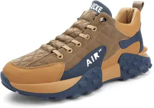 Mens Air Cushion Casual Shoes, Elastic Band Breathable Running Shoes, Athletics Sport Trainer Tennis Basketball Shoes