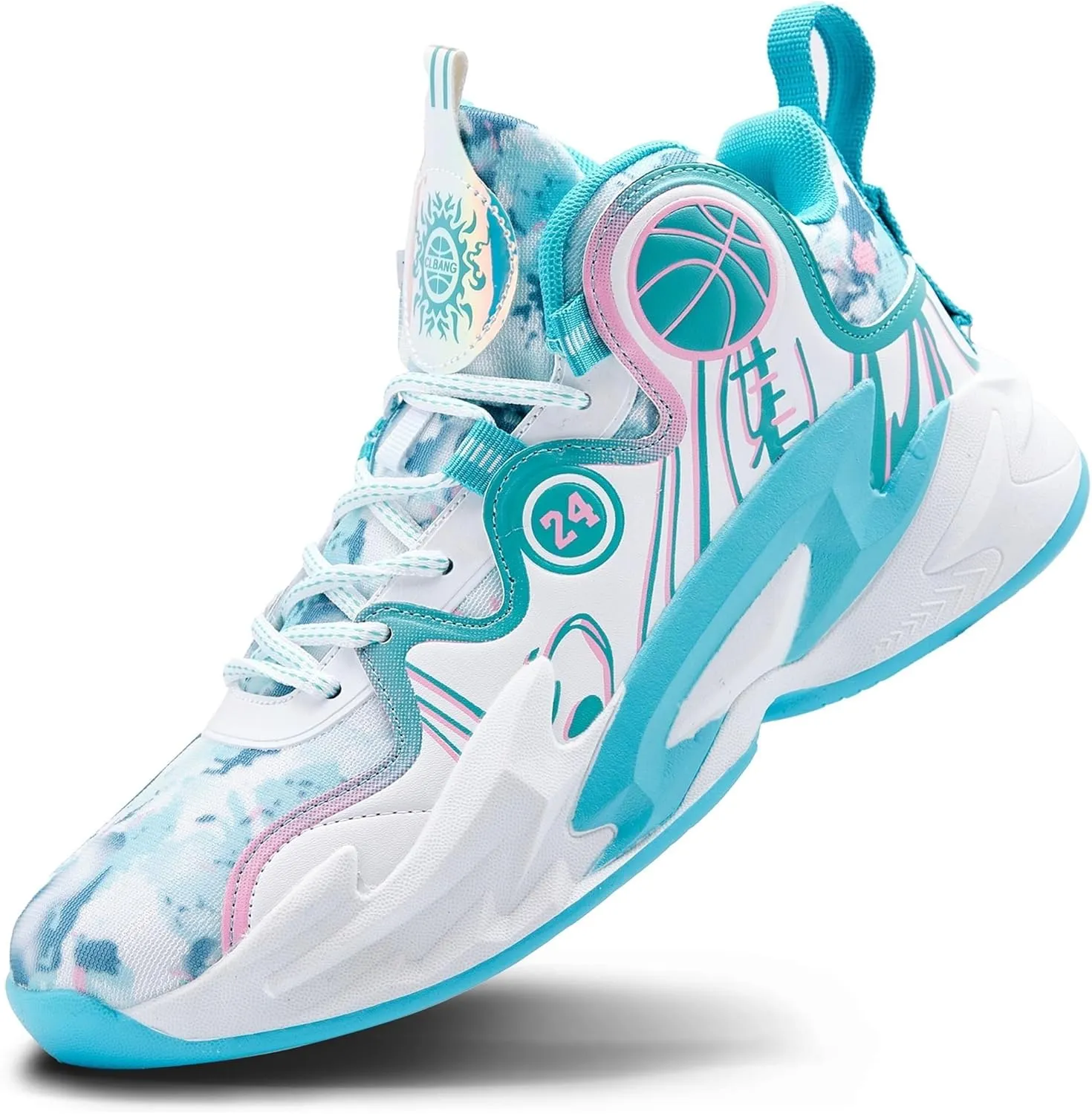 Men's Basketball Shoes are Breathable Fashionable Athletic Non Slip Wear-Resistant Training Boots