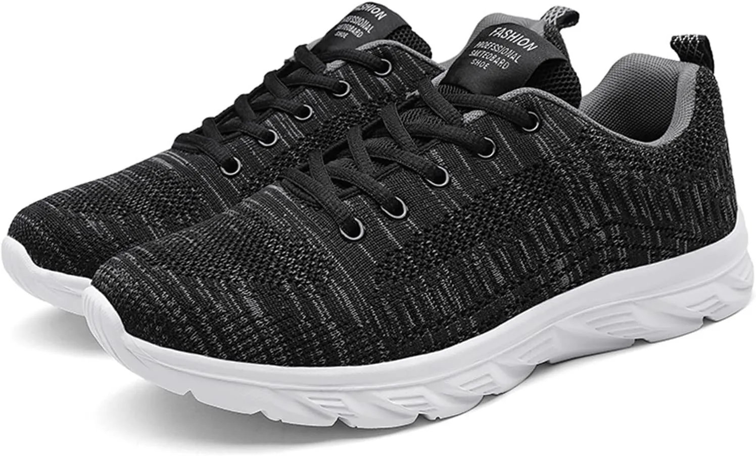 Mens Breathable Lace Up Running Shoes Recovery Air Athletic Running Tennis Shoe Lightweight Work Shoes for Men