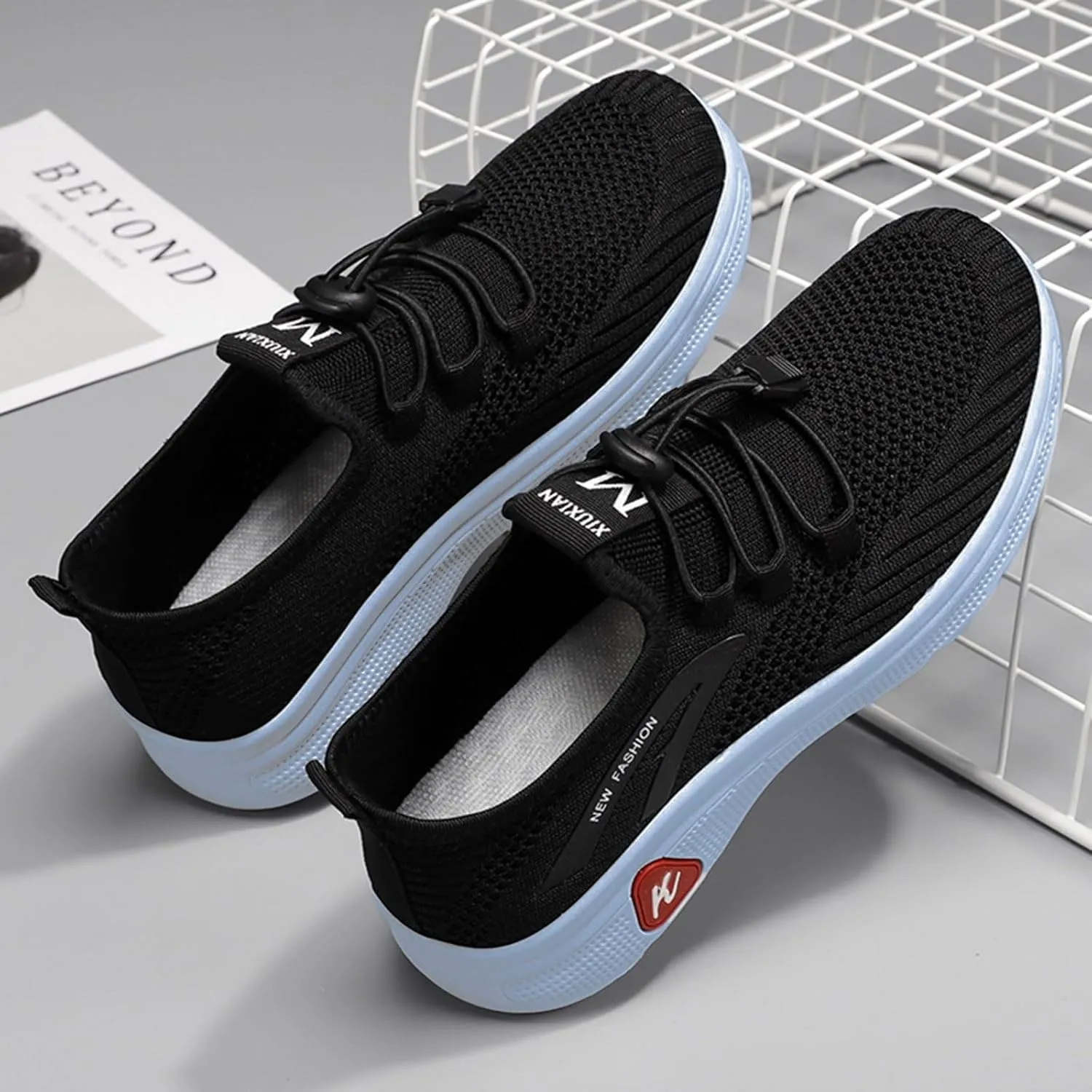 Men's Casual Slip-on Loafers Women's Fashion Sneakers Wide Width Basketball Shoes Comfortable Dressy Slip on Loafers for Women 2024 White Platform Sneakers for Women
