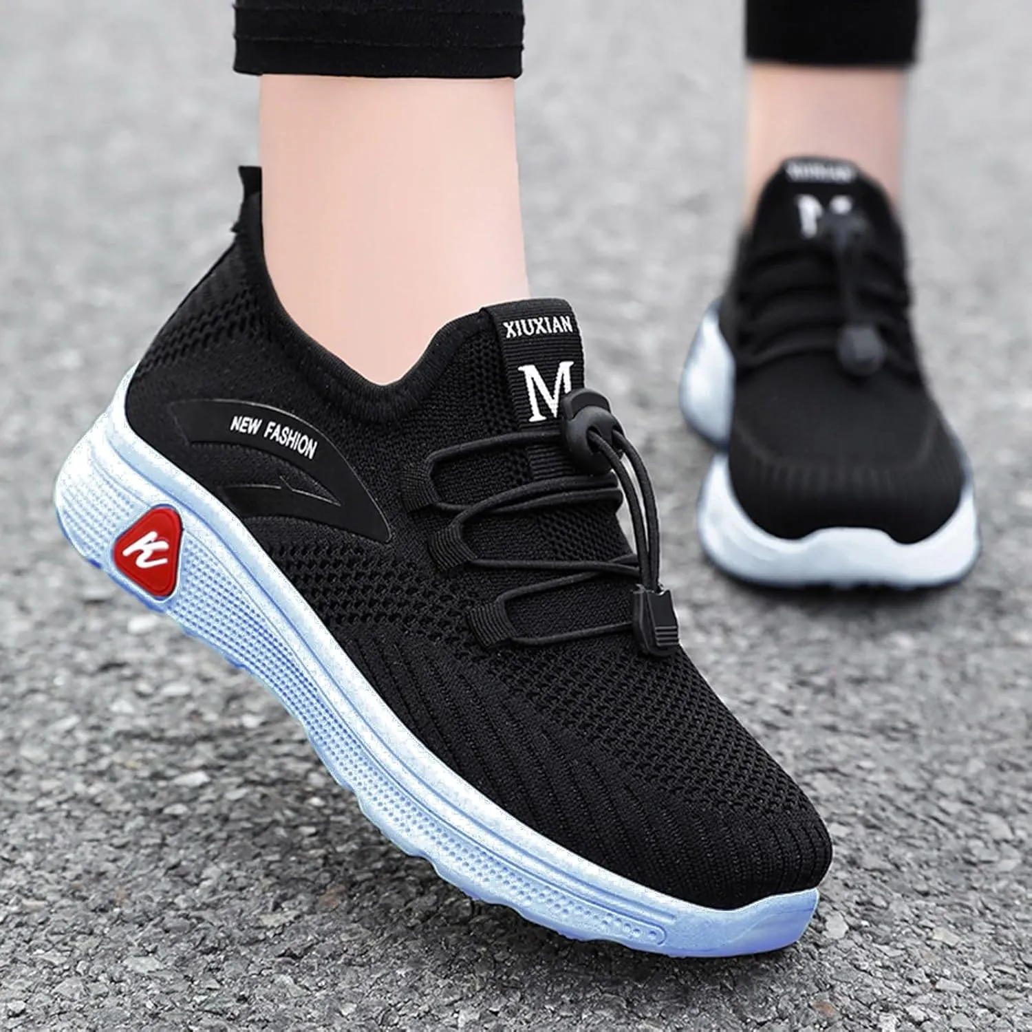 Men's Casual Slip-on Loafers Women's Fashion Sneakers Wide Width Basketball Shoes Comfortable Dressy Slip on Loafers for Women 2024 White Platform Sneakers for Women