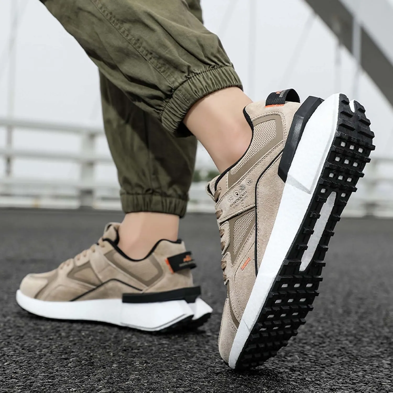 Men's Lightweight Wide Version Classic Casual Fashion Breathable Street Team Sports Training Basketball Shoes
