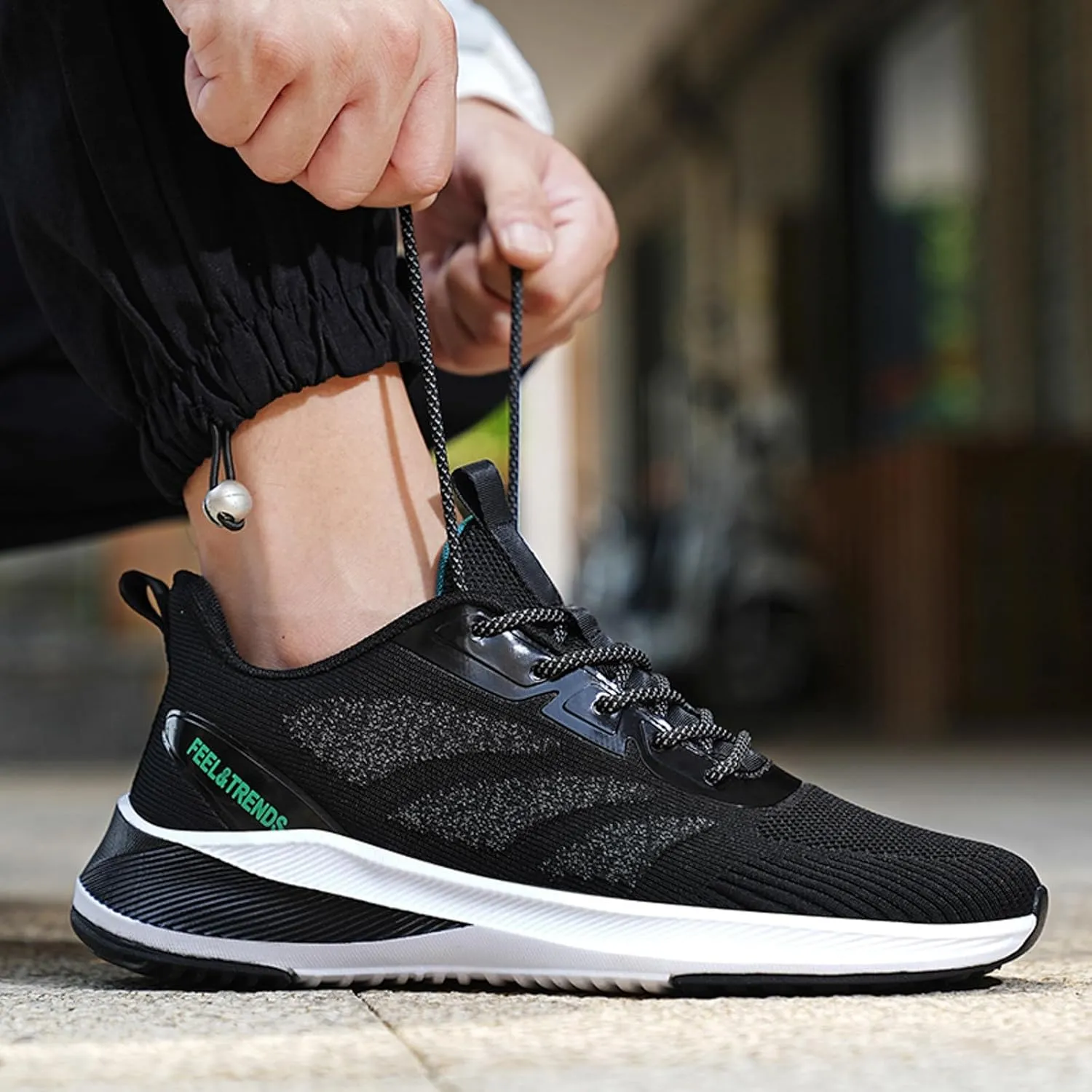 Men's Minimalist Barefoot Shoes Comfortable Lightweight Casual Walking Shoe Arch Support Walking Shoes for Men