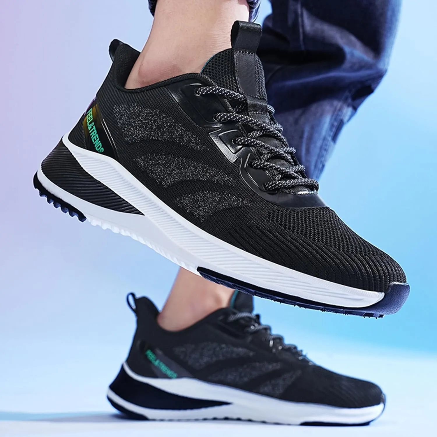Men's Minimalist Barefoot Shoes Comfortable Lightweight Casual Walking Shoe Arch Support Walking Shoes for Men