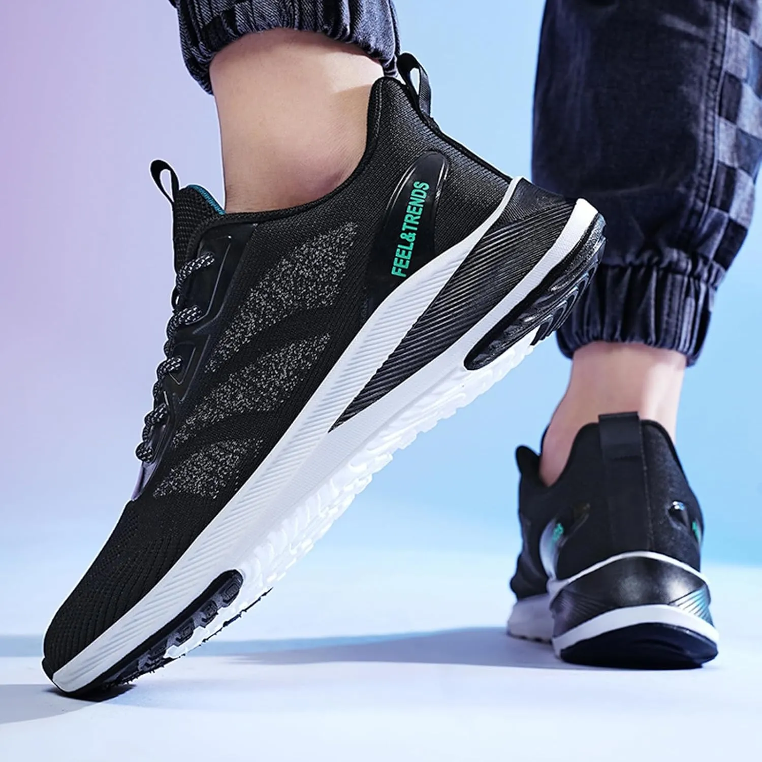 Men's Minimalist Barefoot Shoes Comfortable Lightweight Casual Walking Shoe Arch Support Walking Shoes for Men