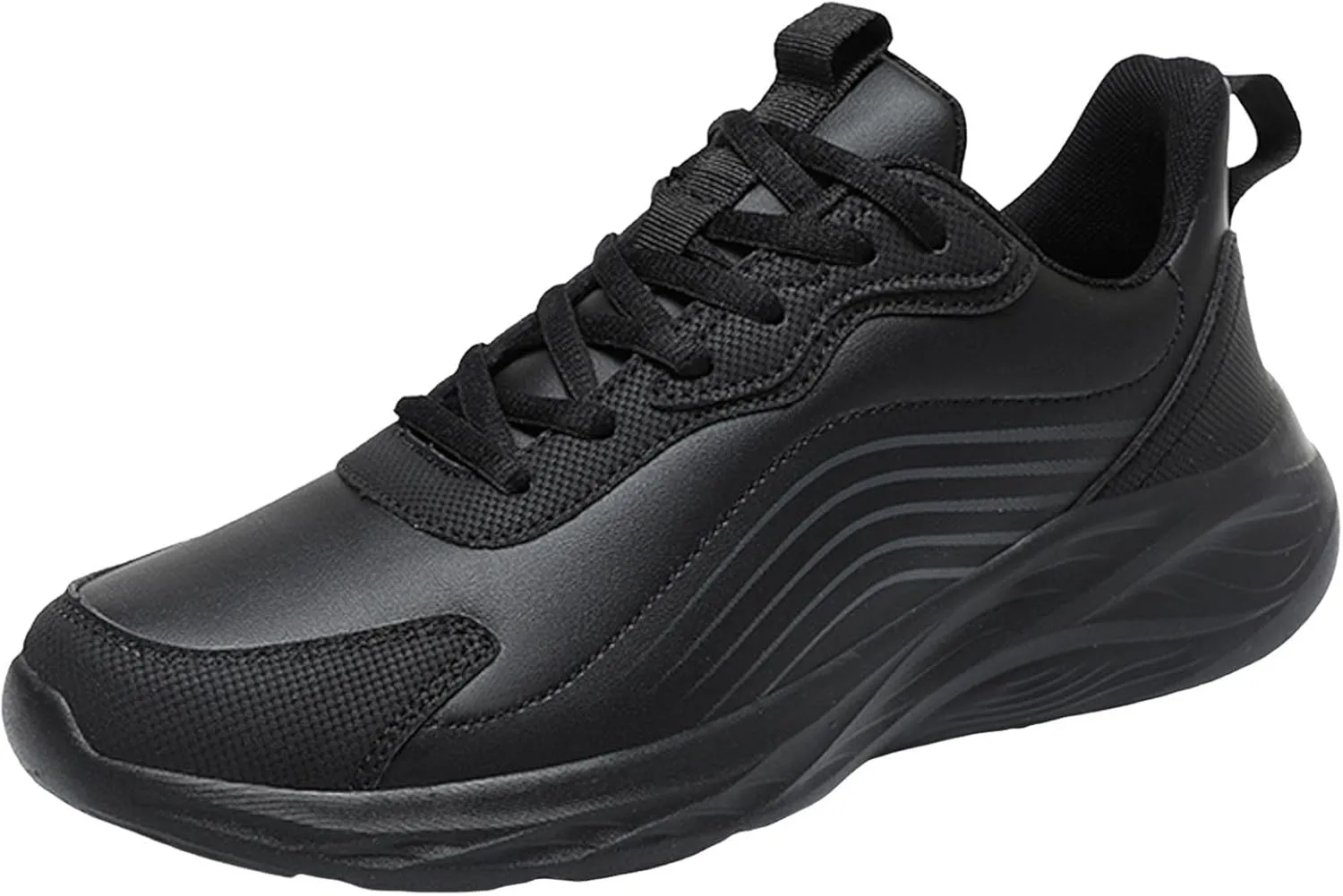 Men's Non Slip Tennis Sneakers Comfortable Breathable Lightweight Tennis Shoe Men's Comfortable Diabetic Shoes