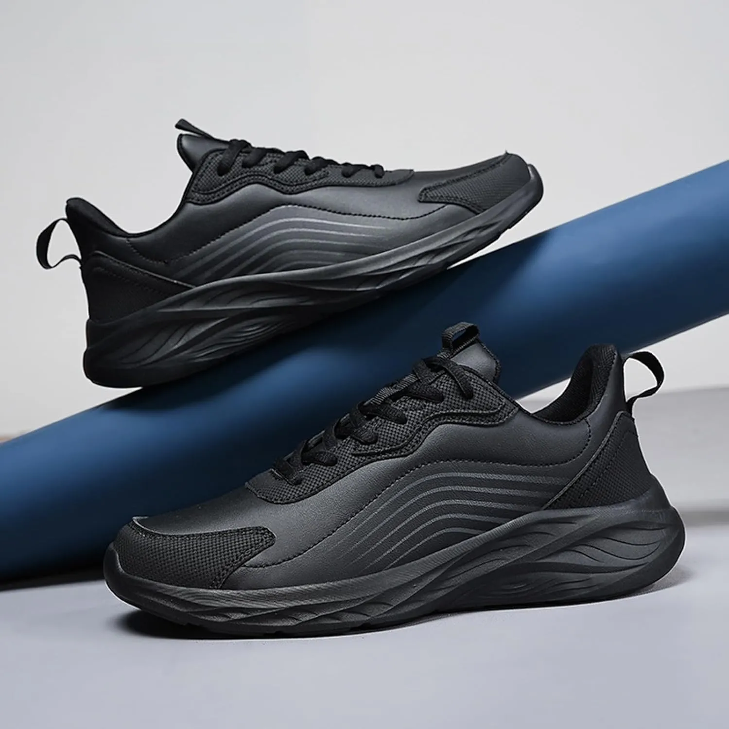 Men's Non Slip Tennis Sneakers Comfortable Breathable Lightweight Tennis Shoe Men's Comfortable Diabetic Shoes