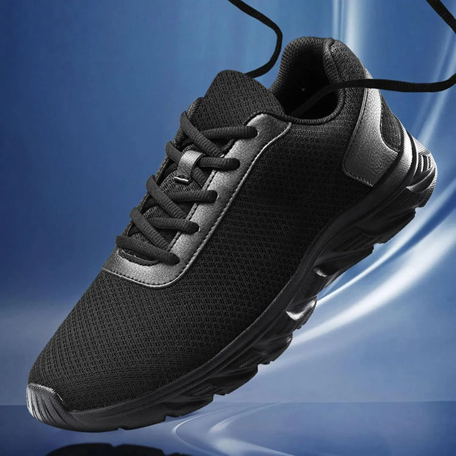 Men's Reathable Stretch Canvas Shoes Breathable and Light Outdoor Comfy Walking Shoe Lightweight Barefoot Shoes
