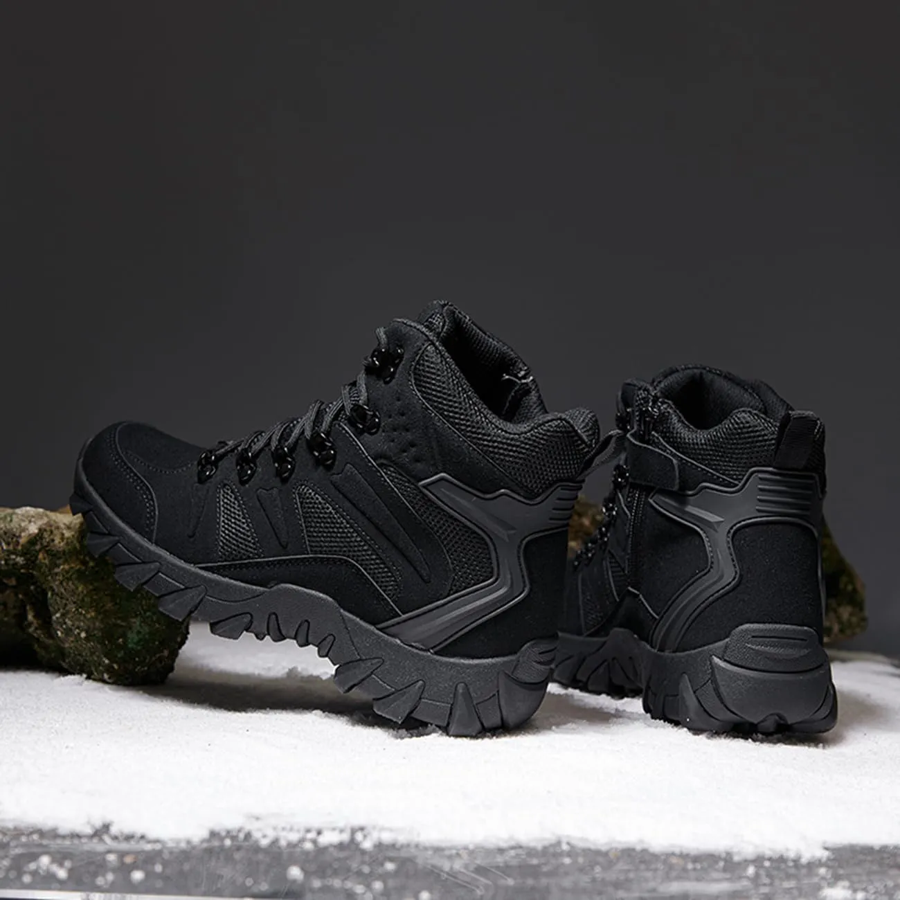 Men's Waterproof Hiking Boots Lightweight Breathable Combat Boots Outdoor Jungle Work Boots