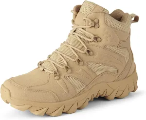 Men's Waterproof Hiking Boots Lightweight Breathable Combat Boots Outdoor Jungle Work Boots