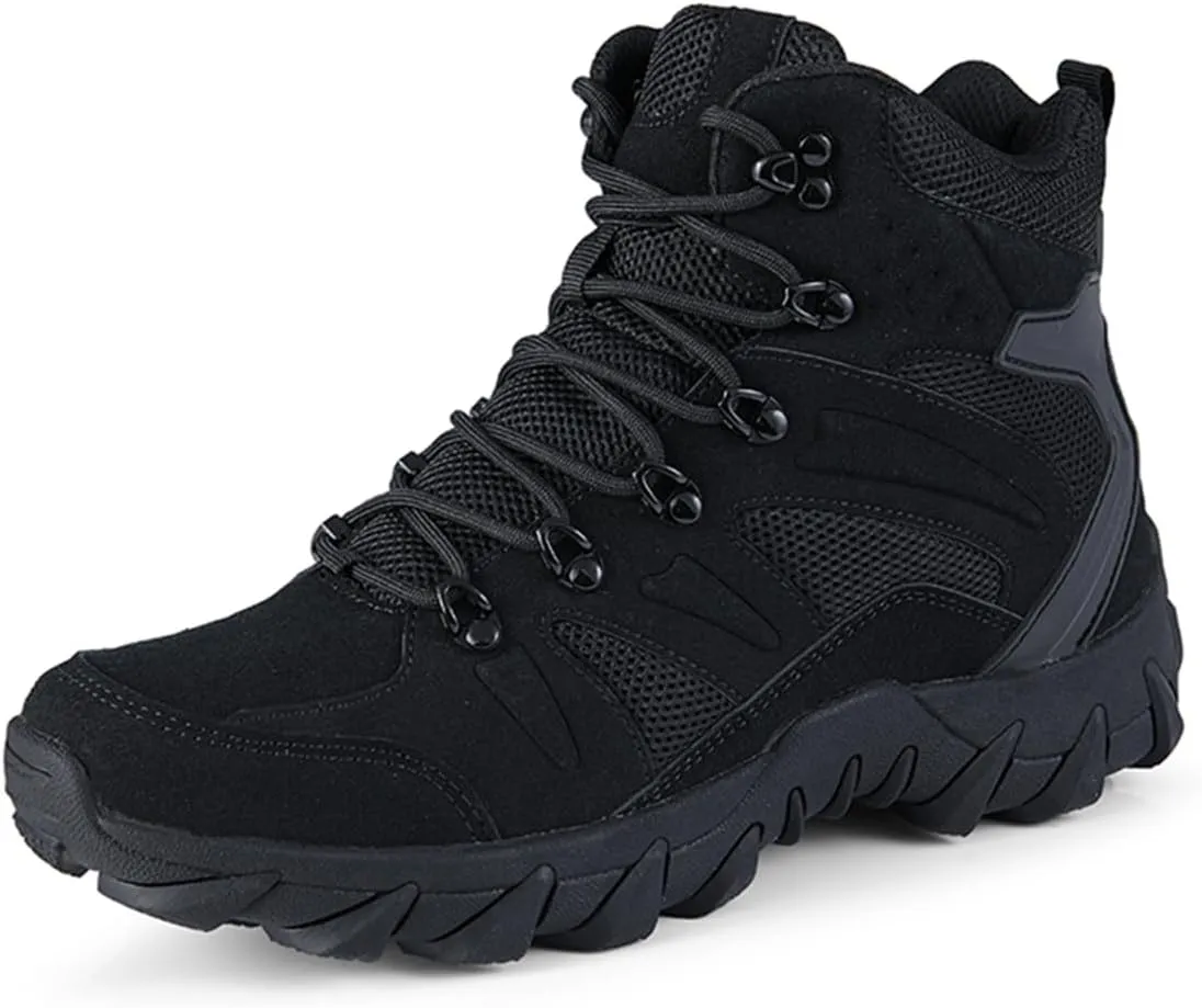 Men's Waterproof Hiking Boots Lightweight Breathable Combat Boots Outdoor Jungle Work Boots