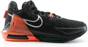 Nike Lebron Witness VI Mens Basketball Trainers CZ4052 Sneakers Shoes (UK 9 US 10 EU 44, Black Metallic Silver Sequoia 001)
