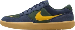 Nike SB Force 58 Skate Shoes (DV5477-402, Midnight Navy/Fir/Gum Light Brown/University Gold) Size 10.5