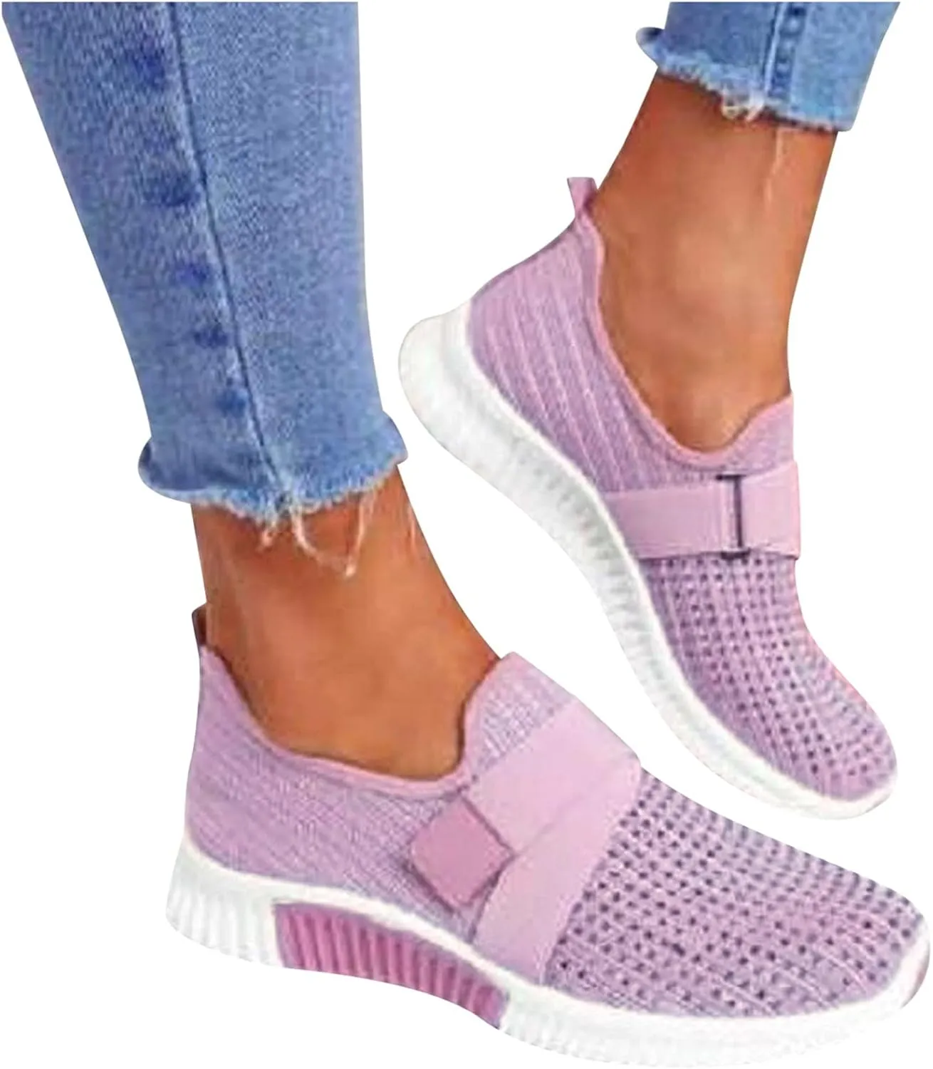 Non Slip Work Shoes Women Casual Black Casual Shoes Women's Fashion Sneakers Sneakers Walking Memory Foam Athletic Waterproof Tennis Shoe Cross Trainer Shoe