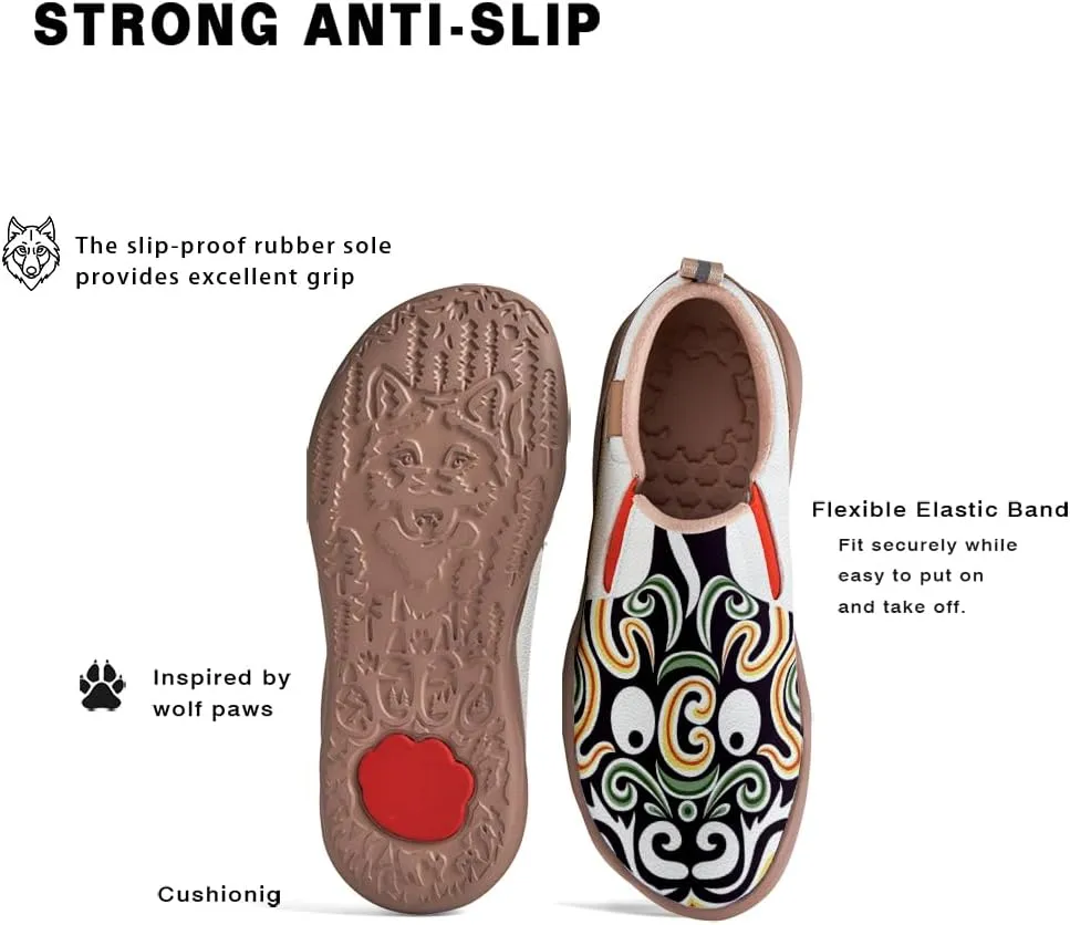 Onehorse Kid's Casual Slip-on Loafers Boys Girls Walking Shoes Funny Painted Travel Fashion Sneakers