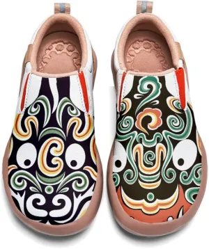 Onehorse Kid's Casual Slip-on Loafers Boys Girls Walking Shoes Funny Painted Travel Fashion Sneakers