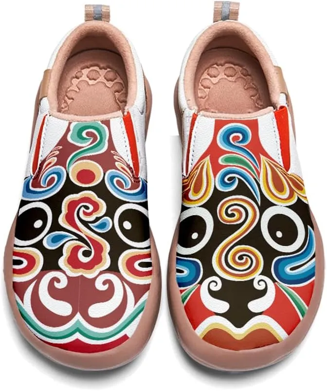 Onehorse Kid's Casual Slip-on Loafers Boys Girls Walking Shoes Funny Painted Travel Fashion Sneakers