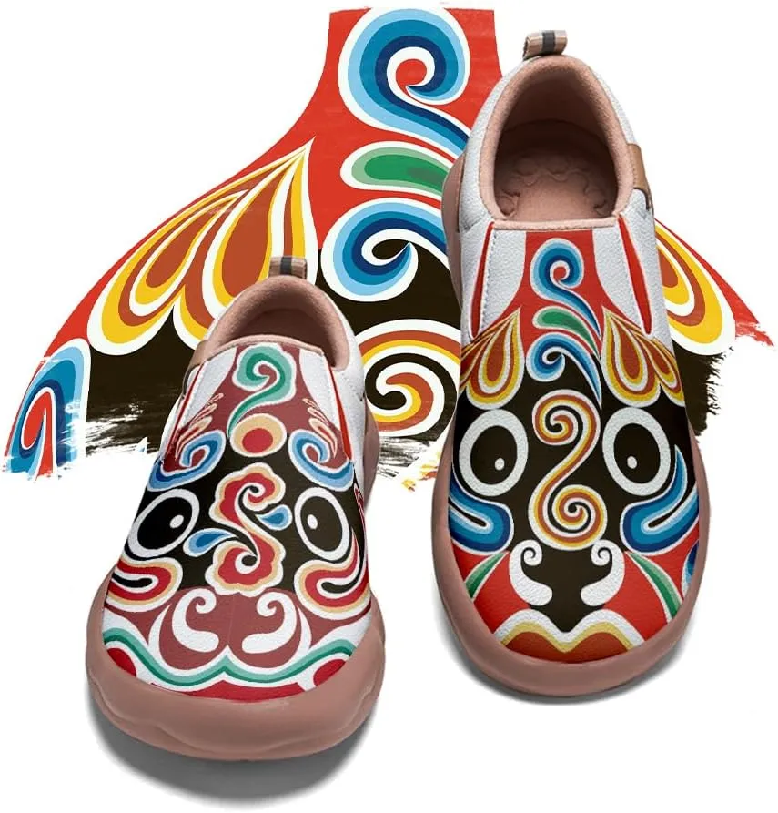 Onehorse Kid's Casual Slip-on Loafers Boys Girls Walking Shoes Funny Painted Travel Fashion Sneakers