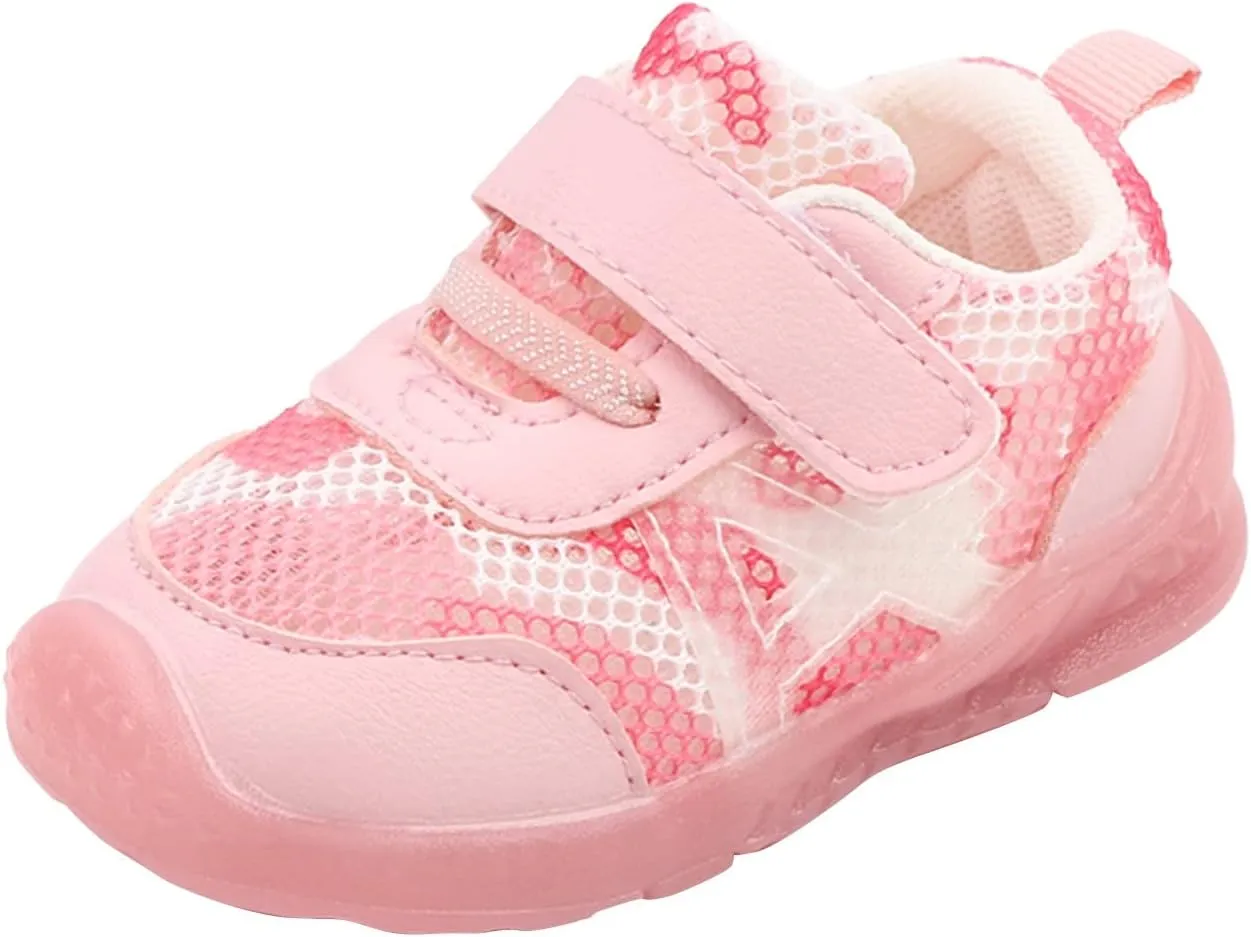 Roller Shoes for Girls Boys and Girls Children Breathable Hook Loop Non Slip Soft Sole Size 5 Shoes for Girls