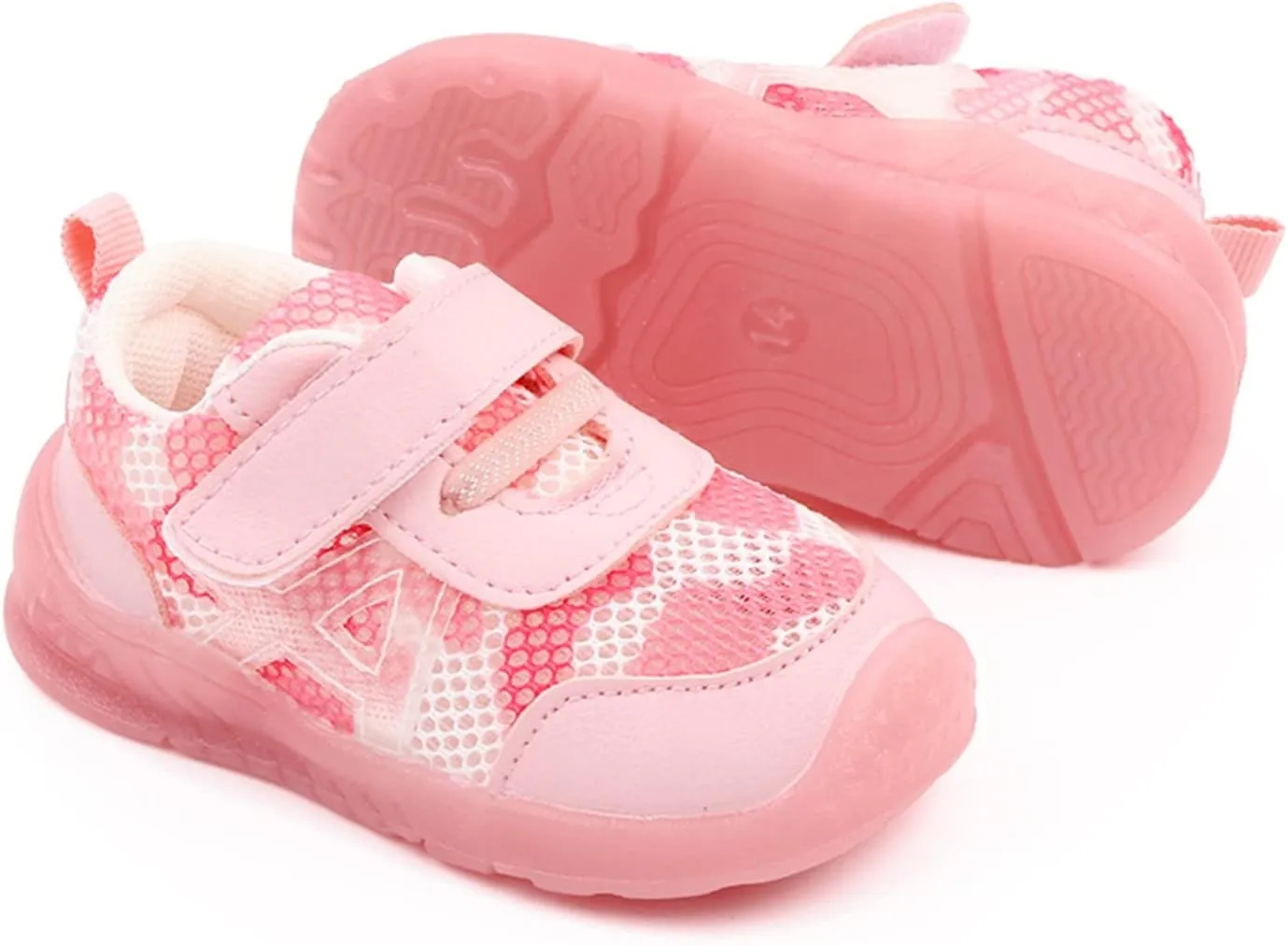 Roller Shoes for Girls Boys and Girls Children Breathable Hook Loop Non Slip Soft Sole Size 5 Shoes for Girls