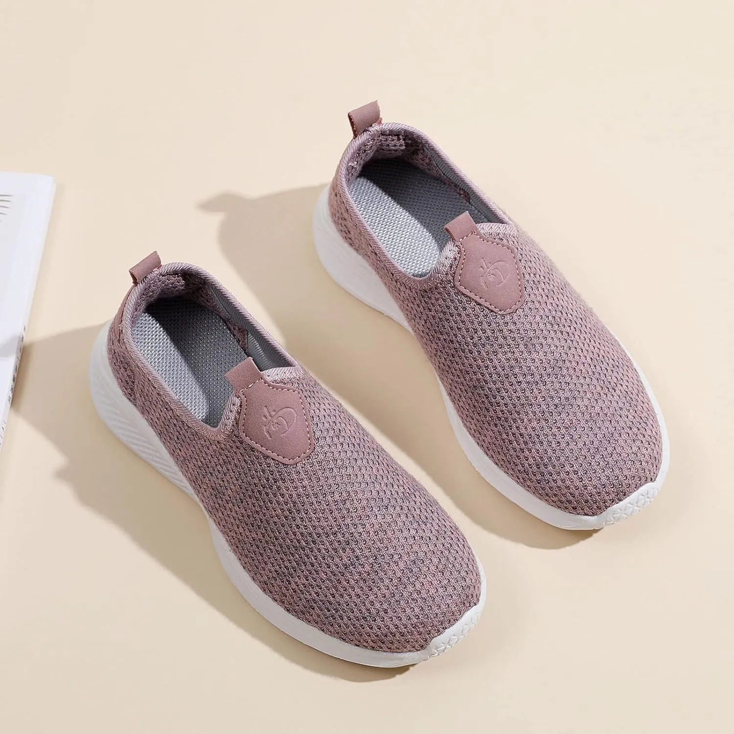 Running Shoes Womens Lightweight Sneakers for Women Womens Athletic Shoes Comfortable Dressy Slip on Mens Loafers Casual Slip On White Leather Sneakers for Women