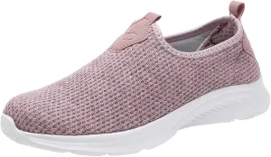 Running Shoes Womens Lightweight Sneakers for Women Womens Athletic Shoes Comfortable Dressy Slip on Mens Loafers Casual Slip On White Leather Sneakers for Women
