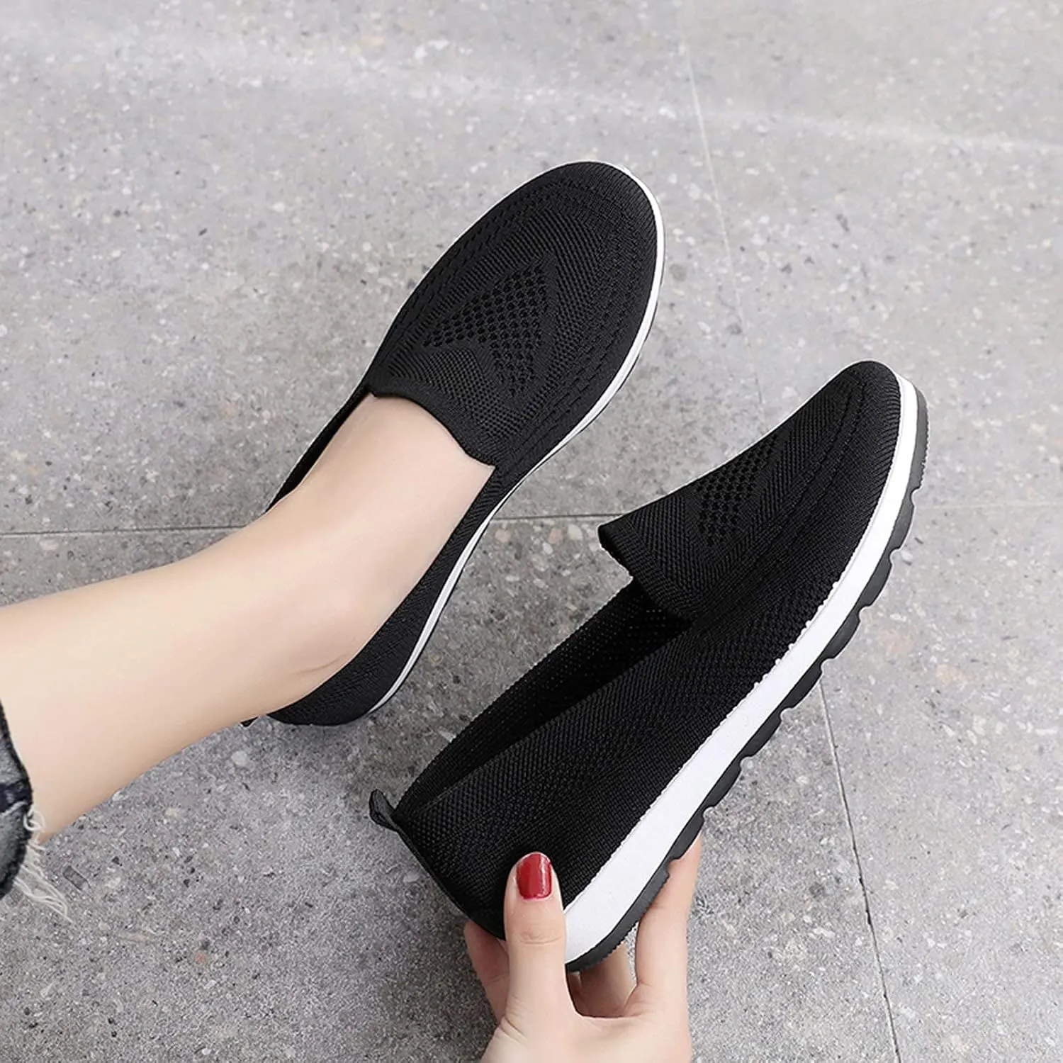 SBGMoSJ Women's Sneakers Size 8 Wide Zapatos CóModos para Hombre Womens Shoes Casual Fall Slip Ons Fashion High Top Sneakers for Women 2023 Glitter Women Orthopedic Sneakers Extra Wide