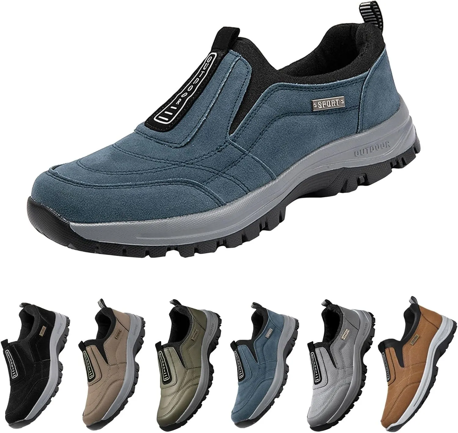 Shoes for Men Women's Fashion Sneakers Mens Loafers Casual Slip On Keep Warm Flat Bottom Christmas Dress Shoes for Women Comfort Cute Casual Slip On Lightweight