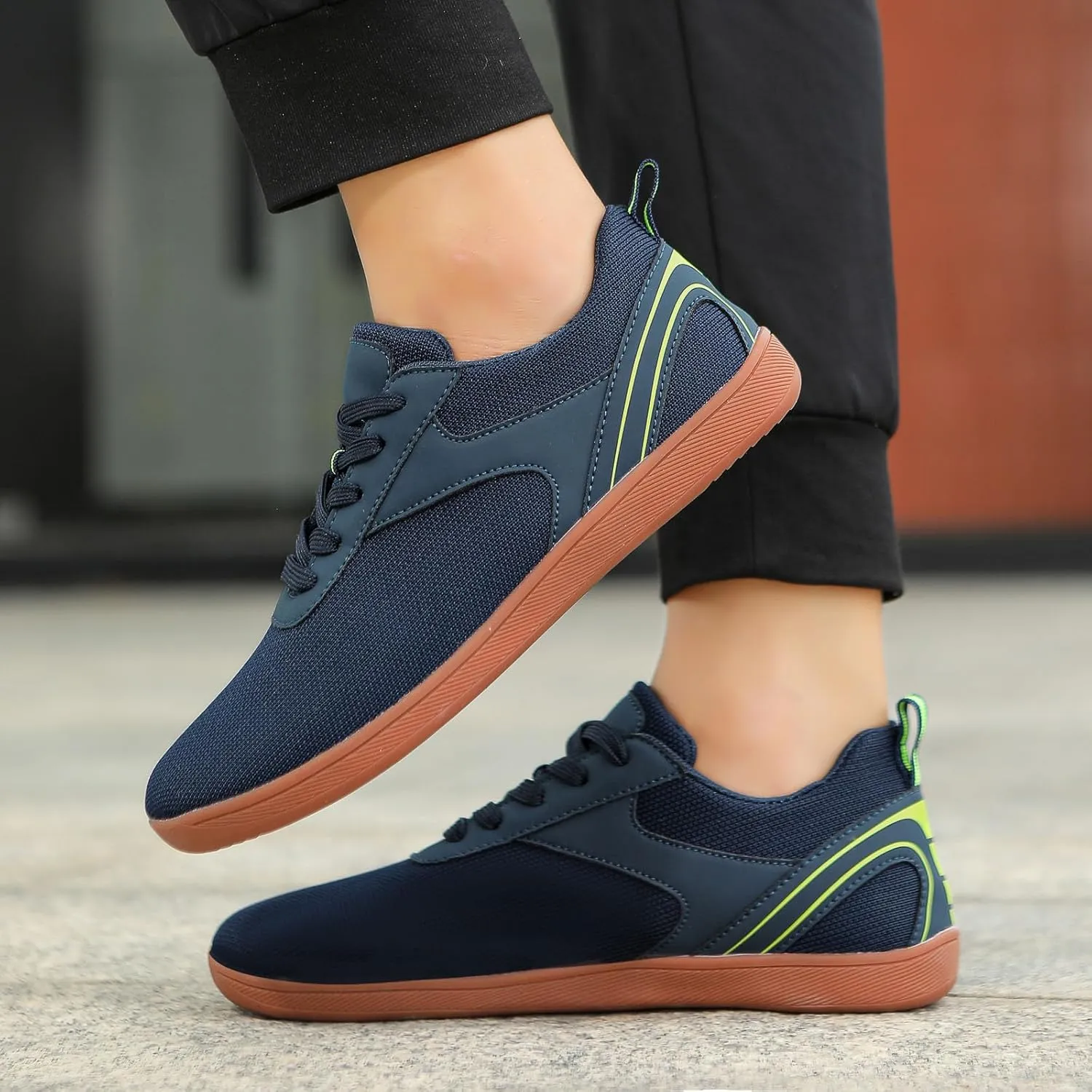 Slip on Walking Shoes for Men Comfortable Memory Foam Breathable Fashion Sneakers Non Slip Travel Jogging Training Gym Shoes Wide Width