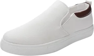 Slip on Walking Shoes for Men Comfy Knitted Memory Foam Breathable Lightweight Fashion Sneakers Non Slip Arch Support Cushioning Workout Tennis Shoes Wide Width