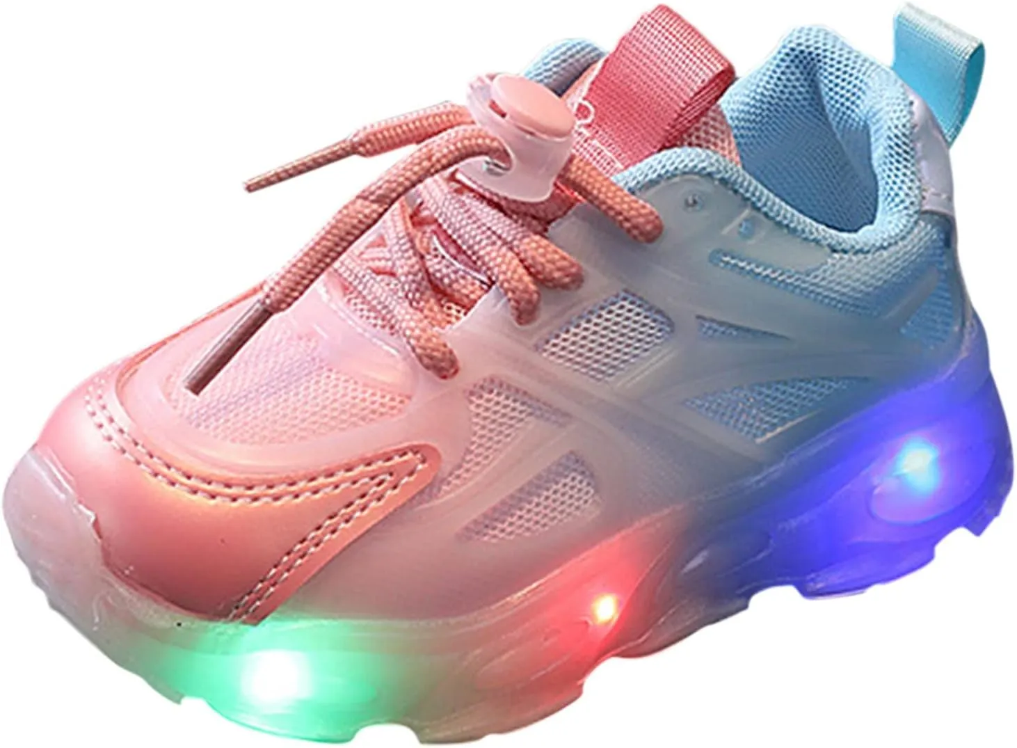 Sneakers for Girls Baby Boys Girls LED Light Sneakers Basketball Shoes Walking Mesh Luminous Sport Running Shoes
