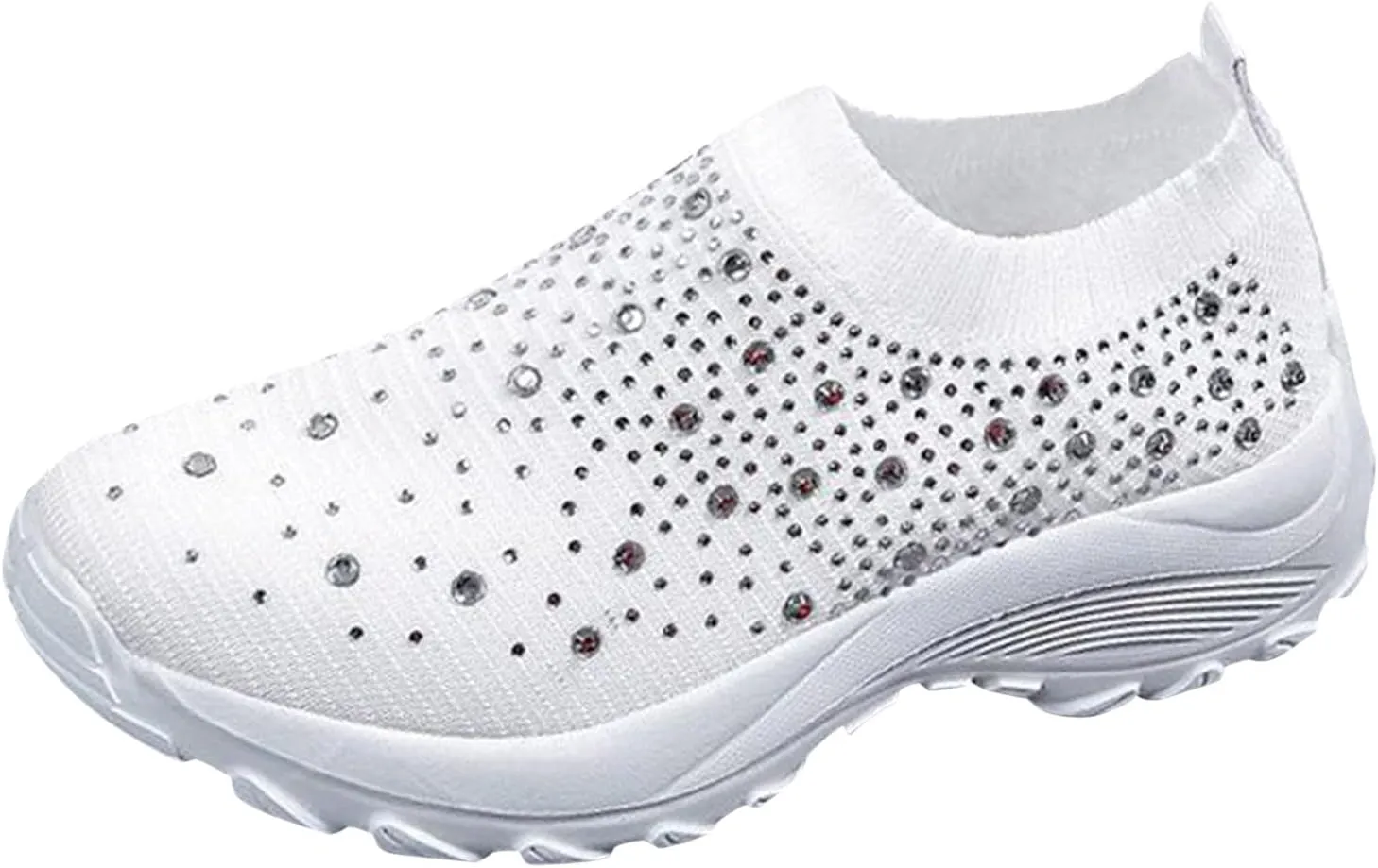 Sneakers for Walking Women Nurses Shoes for Women Comfortable Non Slip White Women's Tennis Shoes Size 9.5 Wide White Sneakers for Women Non Slip Women's Canvas Slip On Shoes Wide Width Size 11