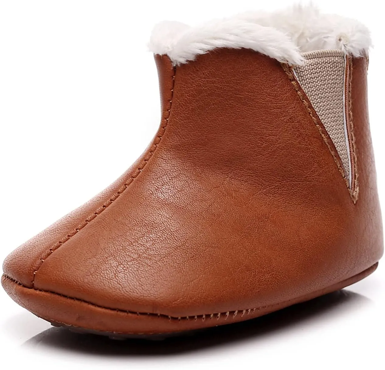 Snow Boots Kids Baby Plush Boots Girls First Snow Infant Walkers Warm Soft Cotton Shoes Baby Shoes Baby Slip on Boots