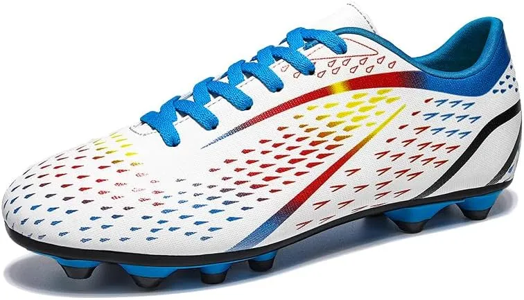 Soccer Cleats for Mens Womens Soccer Shoes High-Top Soccer Spikes Shoe Football Boots Big Boy's Training Sneaker Outdoor Indoor Running Shoes