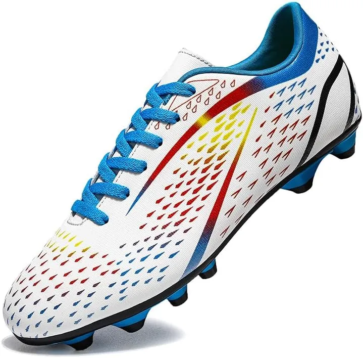 Soccer Cleats for Mens Womens Soccer Shoes High-Top Soccer Spikes Shoe Football Boots Big Boy's Training Sneaker Outdoor Indoor Running Shoes