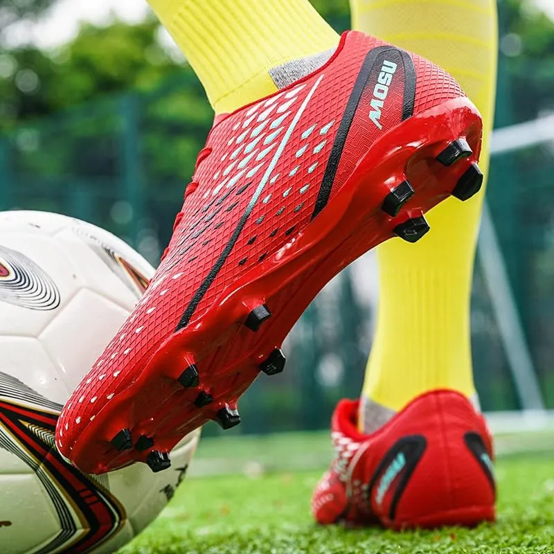 Soccer Cleats for Mens Womens Soccer Shoes High-Top Soccer Spikes Shoe Football Boots Big Boy's Training Sneaker Outdoor Indoor Running Shoes