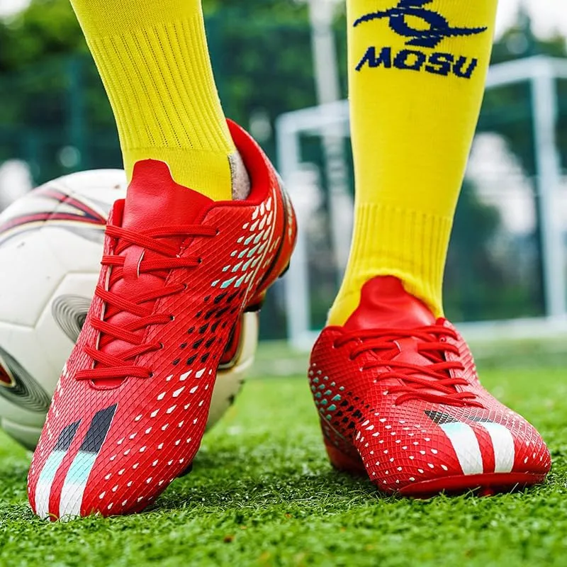Soccer Cleats for Mens Womens Soccer Shoes High-Top Soccer Spikes Shoe Football Boots Big Boy's Training Sneaker Outdoor Indoor Running Shoes