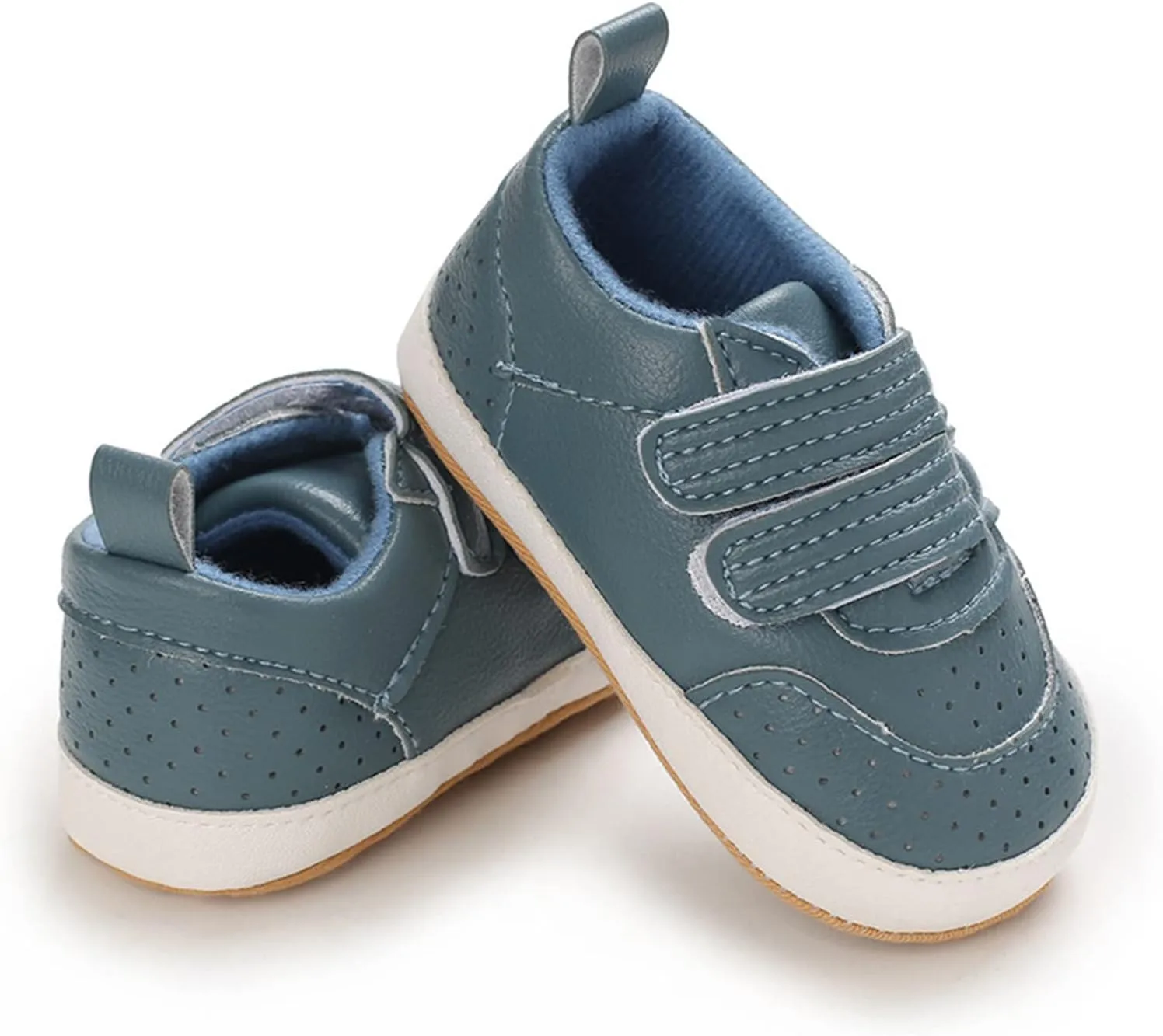 Spring and Summer Children Baby Toddler Shoes Boys and Girls Casual Shoes Flat Bottom Light Breathable Comfortable Solid Color Hook Loop Baby Girl Ballet Shoes