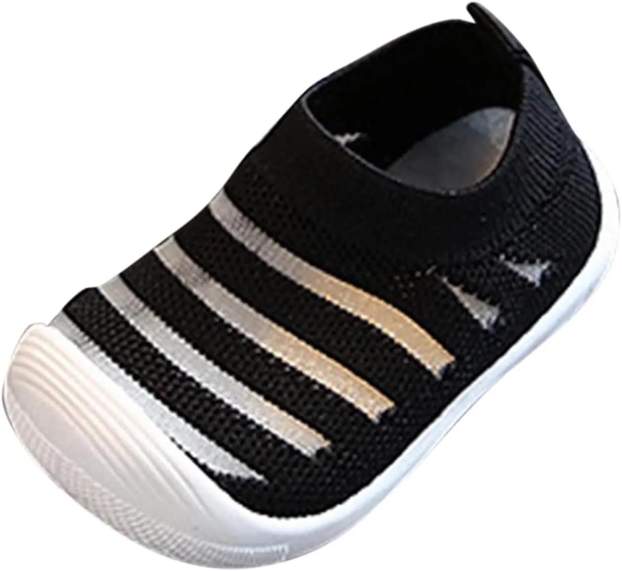 Toddler Basketball Shoes Summer and Autumn Cute Girls Flying Woven Mesh Breathable Flat Solid Little Girl Toddler Shoes
