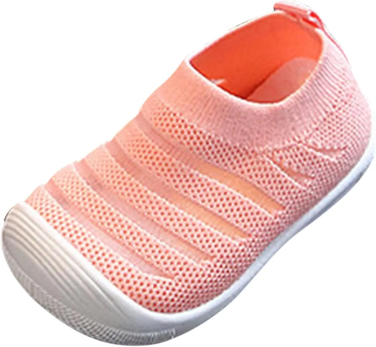 Toddler Basketball Shoes Summer and Autumn Cute Girls Flying Woven Mesh Breathable Flat Solid Little Girl Toddler Shoes