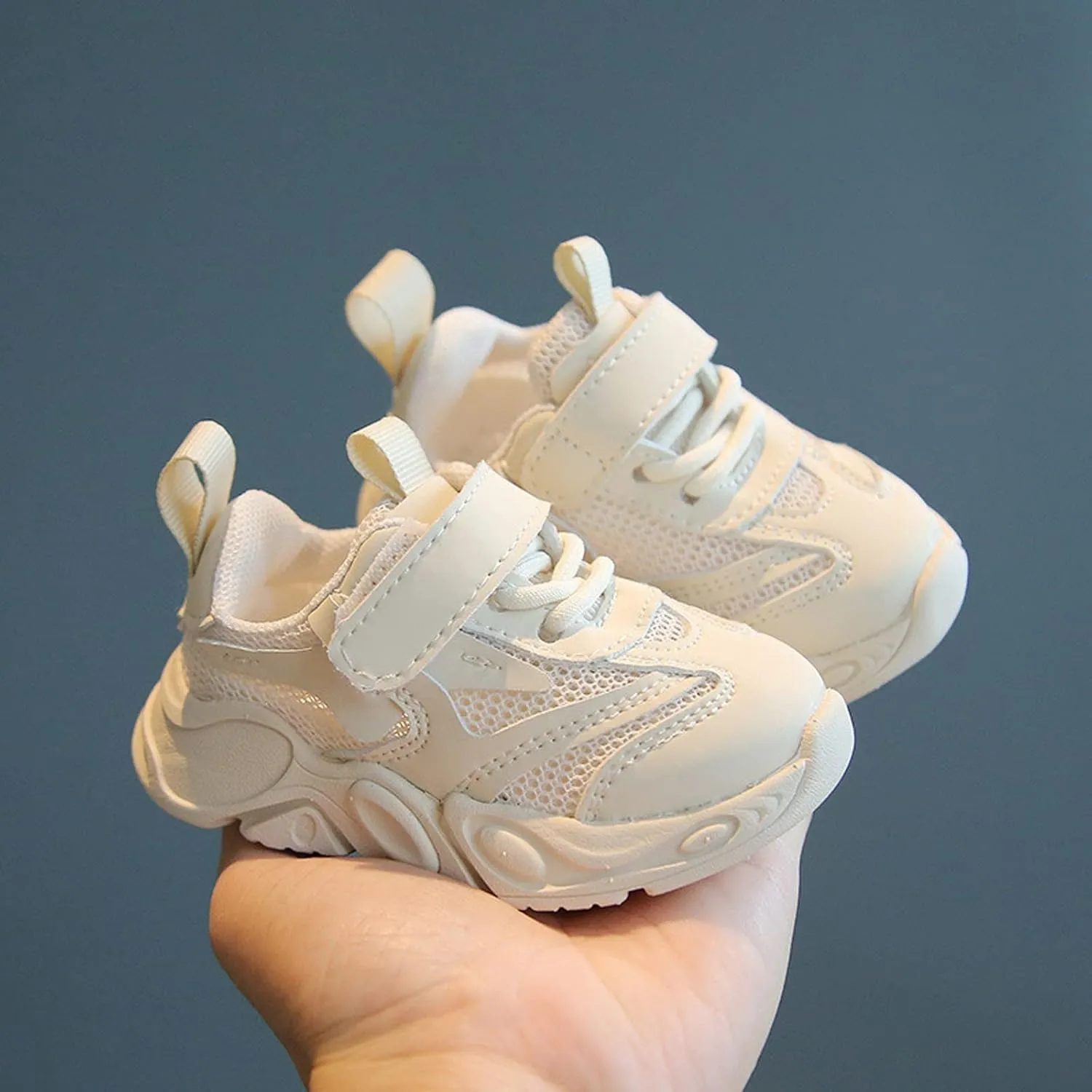 Toddler Boys Girls Mesh Breathable Running Sneakers Lightweight Casual Tennis Athletic Walking Sneaker for Big Girls