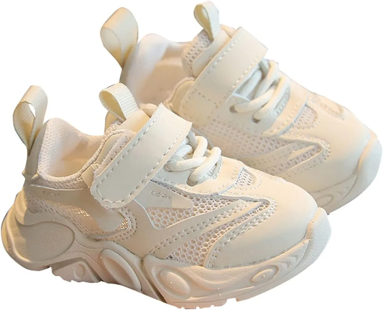 Toddler Boys Girls Mesh Breathable Running Sneakers Lightweight Casual Tennis Athletic Walking Sneaker for Big Girls