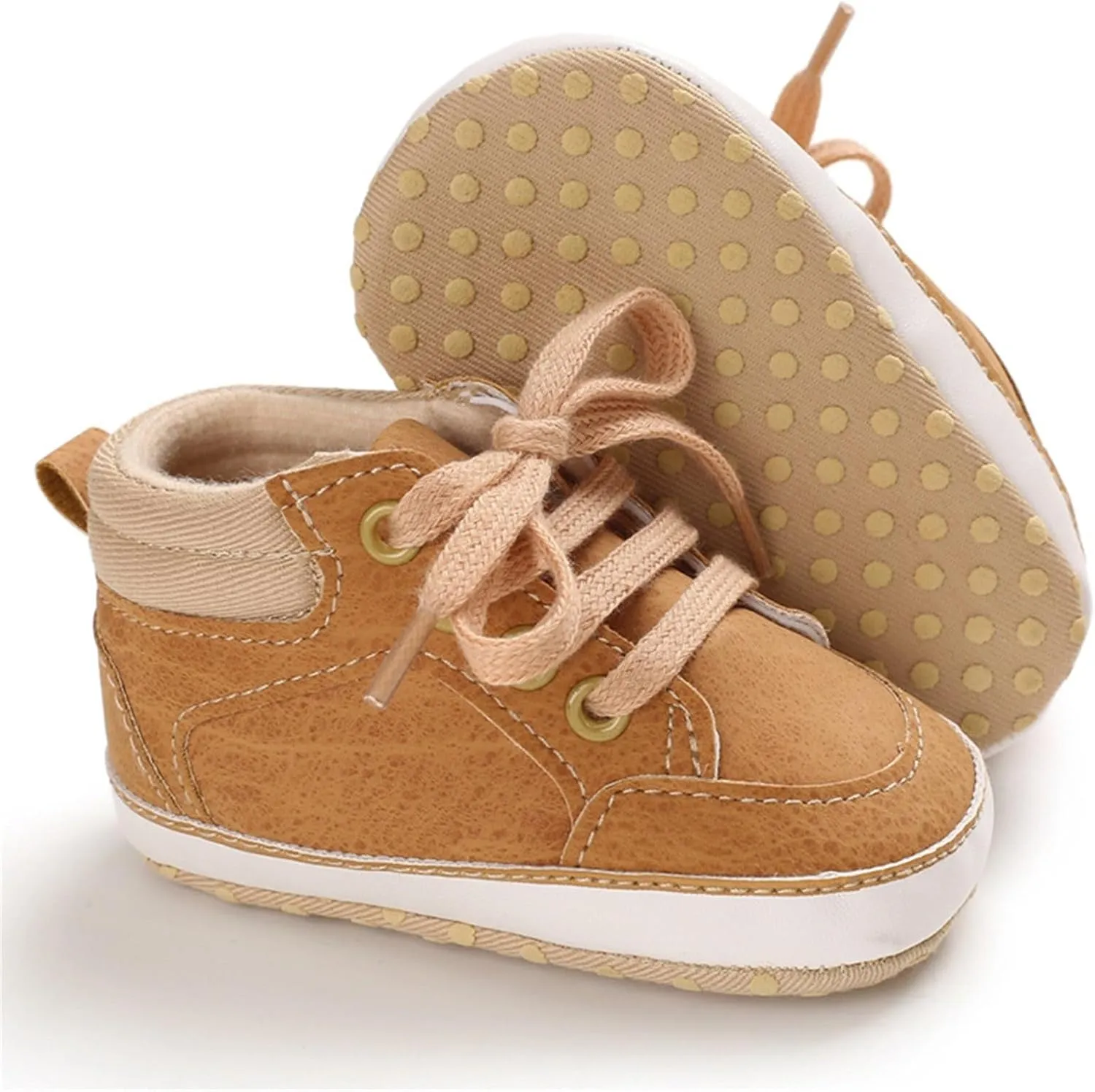 Toddler Girls Boys High Top Canvas Shoes Soft Rubber Sole Warm Sport Shoes Outdoor Casual Solid Boots with Strap