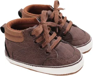 Toddler Girls Boys High Top Canvas Shoes Soft Rubber Sole Warm Sport Shoes Outdoor Casual Solid Boots with Strap