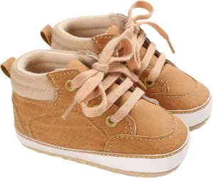 Toddler Girls Boys High Top Canvas Shoes Soft Rubber Sole Warm Sport Shoes Outdoor Casual Solid Boots with Strap