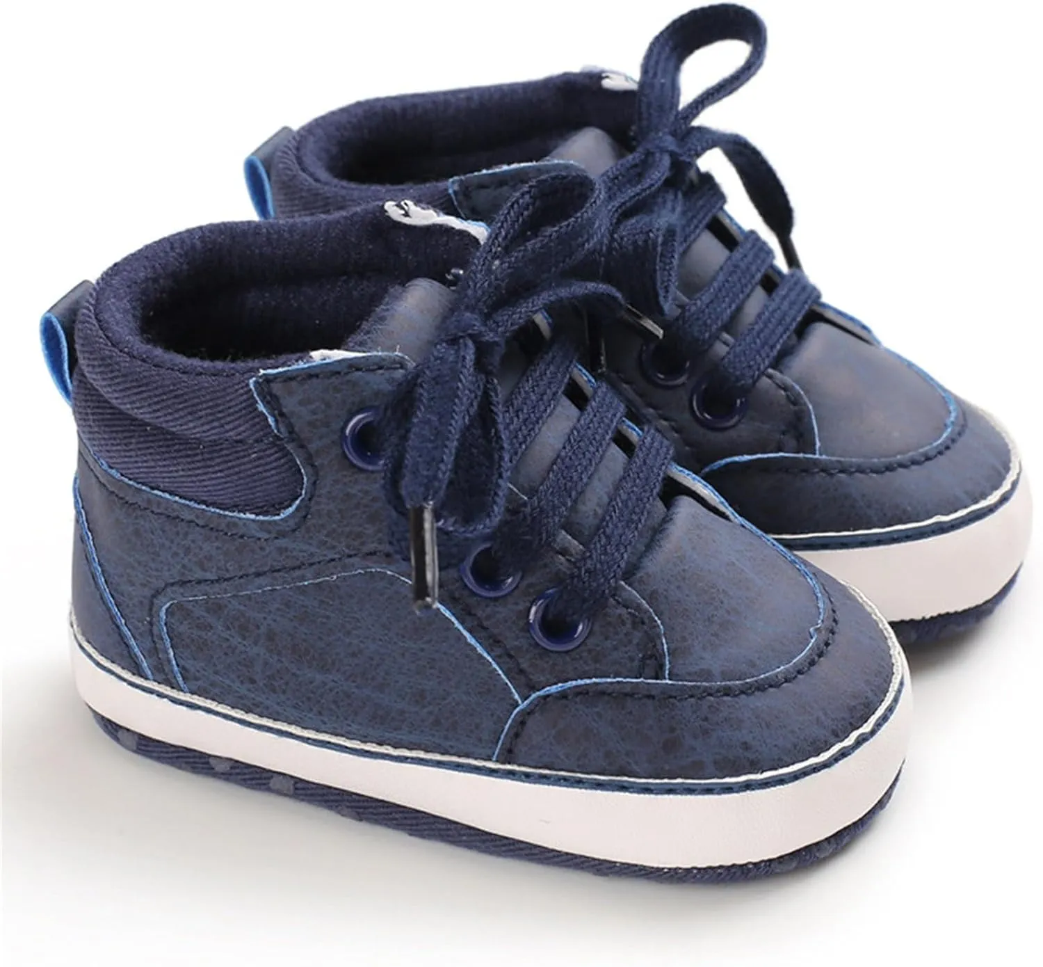 Toddler Girls Boys High Top Canvas Shoes Soft Rubber Sole Warm Sport Shoes Outdoor Casual Solid Boots with Strap